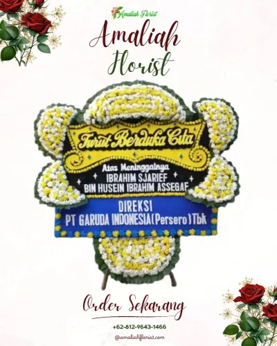 Papan Bunga Duka di Abianbase